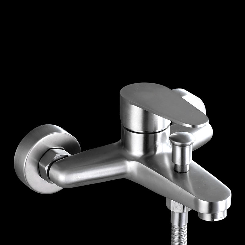 Contemporary Tub Filler Trim 304 Stainless Steel Wall Mount Tub Faucet