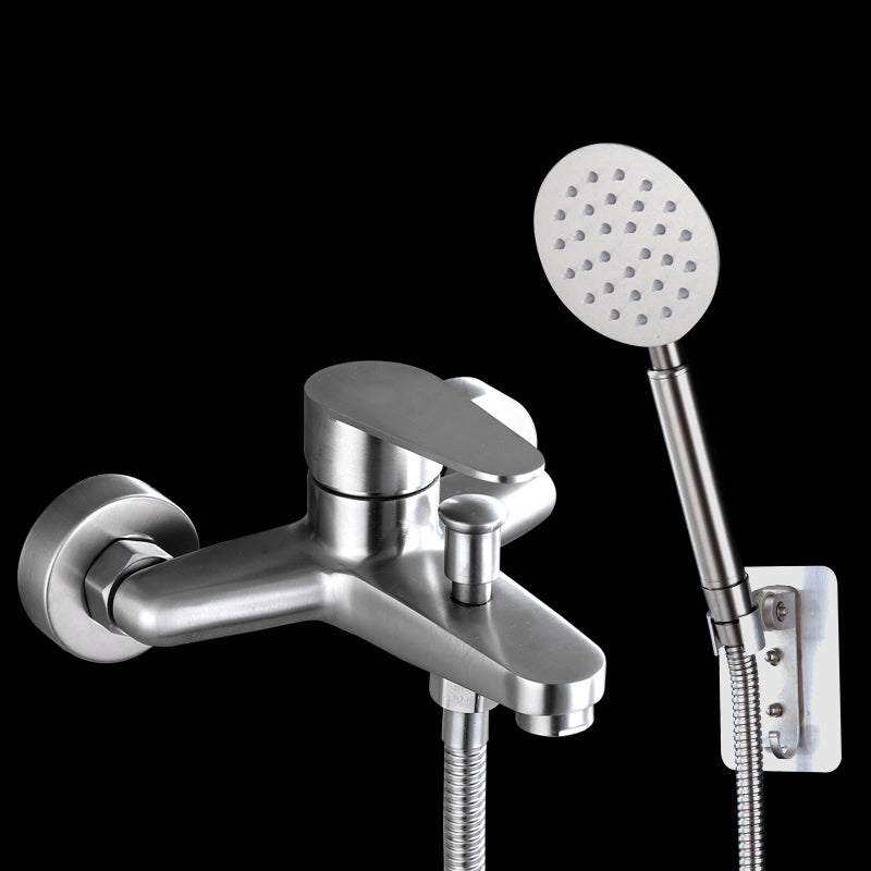 Contemporary Tub Filler Trim 304 Stainless Steel Wall Mount Tub Faucet