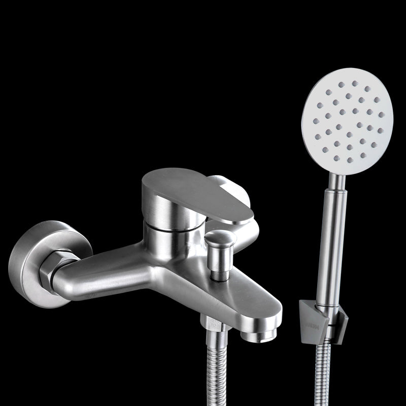 Contemporary Tub Filler Trim 304 Stainless Steel Wall Mount Tub Faucet