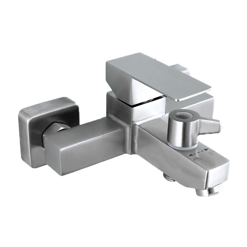 Modern Tub Faucet Trim 304 Stainless Steel Wall Mount Bathroom Faucet