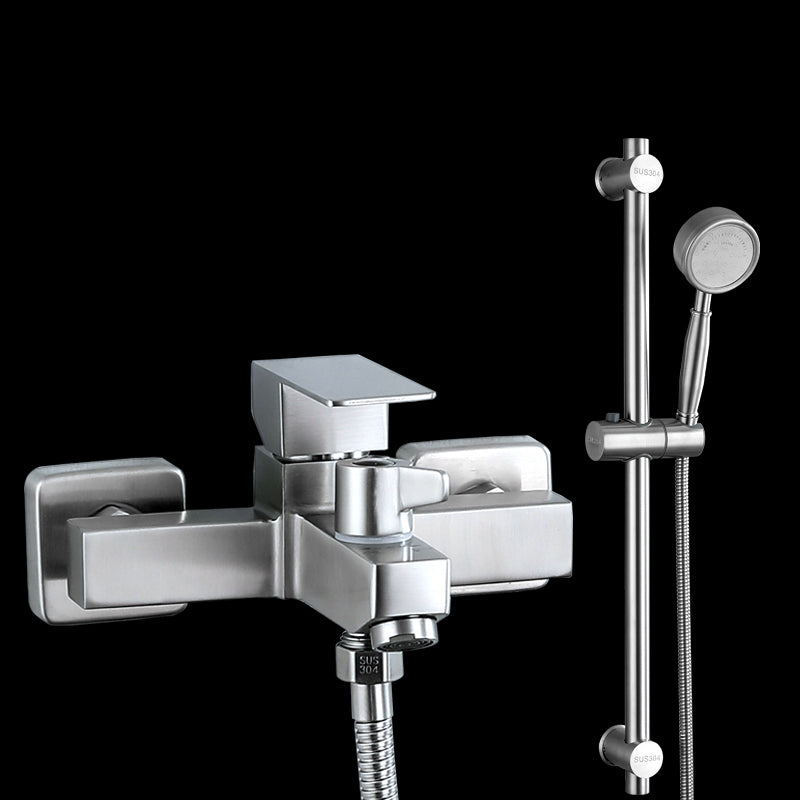 Modern Tub Faucet Trim 304 Stainless Steel Wall Mount Bathroom Faucet