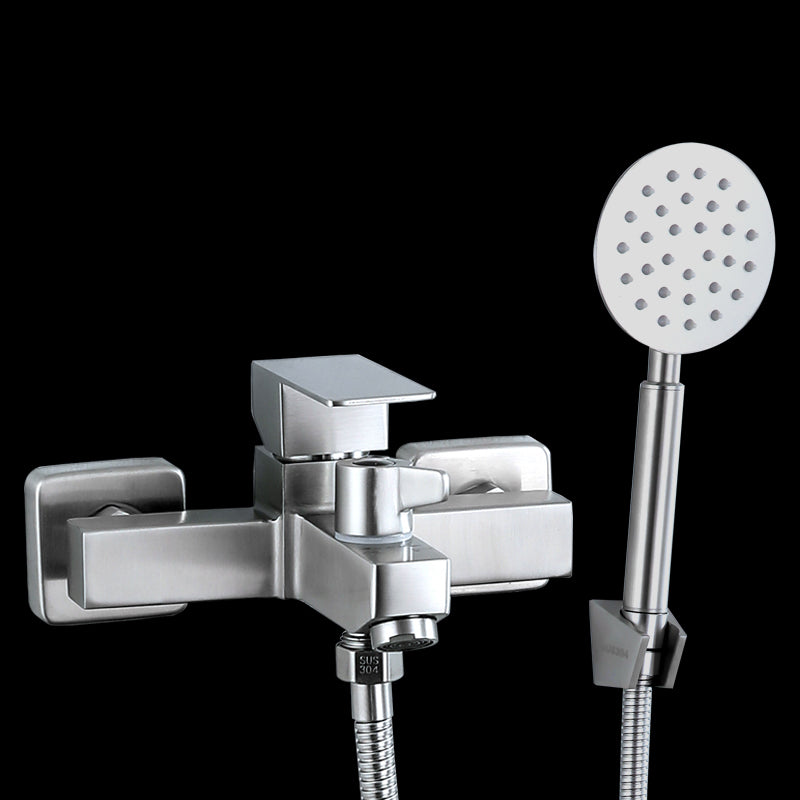 Modern Tub Faucet Trim 304 Stainless Steel Wall Mount Bathroom Faucet