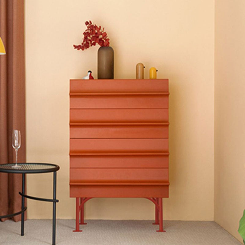 Contemporary Vertical Storage Chest Wood Storage Dresser with 4 Drawers for Home