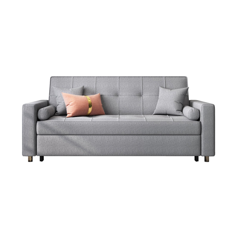 Glam Folding Sofa Bed No Distressing Square Arms Convertible Sofas