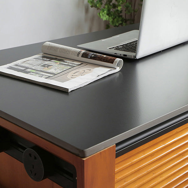 Modern Prep Table with Storage Cabinet Dining Room Island Table