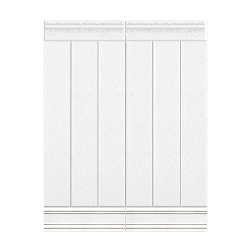 Plastic Backsplash Panels Peel and Stick Wainscoting with Waterproof