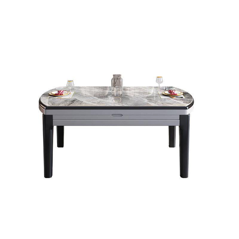 Extendable Dining Table Tripod Table for Kitchen Dining Room