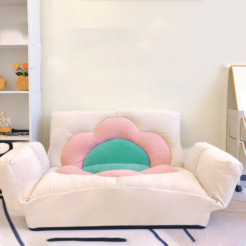 Flared Arm Loveseat Sofa Apartment Arm Settee for Living Room