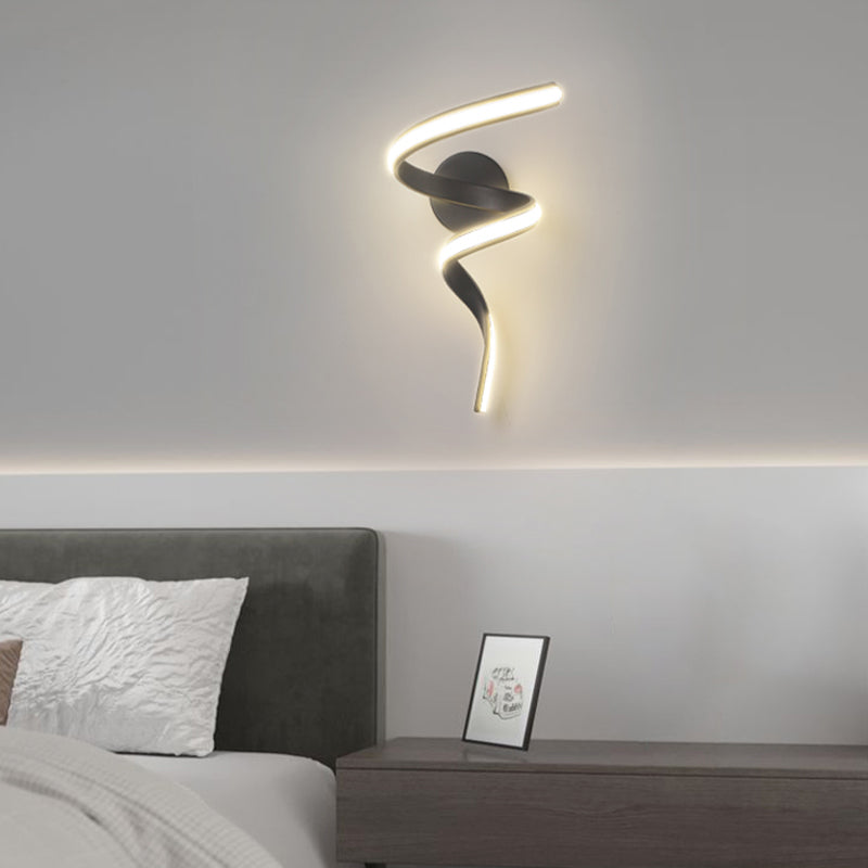 Strip Shape Wall Lamp LED Wall Mount Lamp with Silica Gel Shade for Bedroom