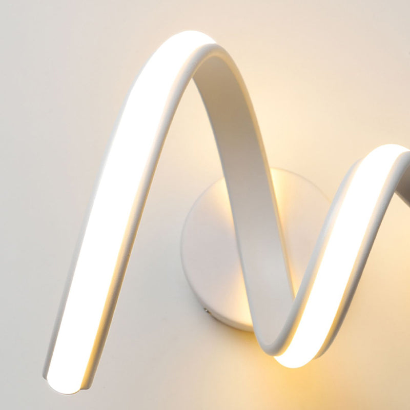 Strip Shape Wall Lamp LED Wall Mount Lamp with Silica Gel Shade for Bedroom