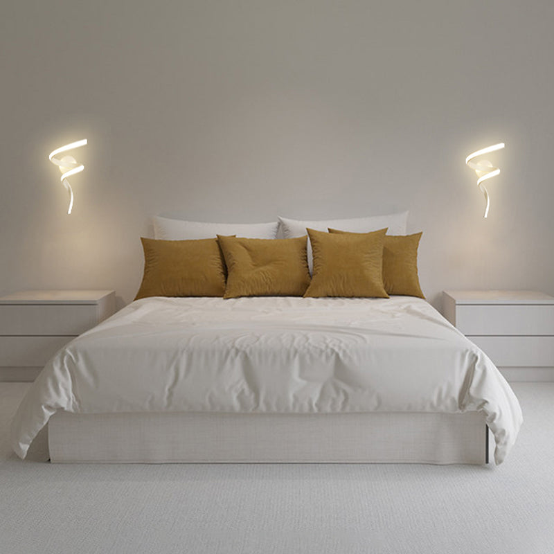 Strip Shape Wall Lamp LED Wall Mount Lamp with Silica Gel Shade for Bedroom