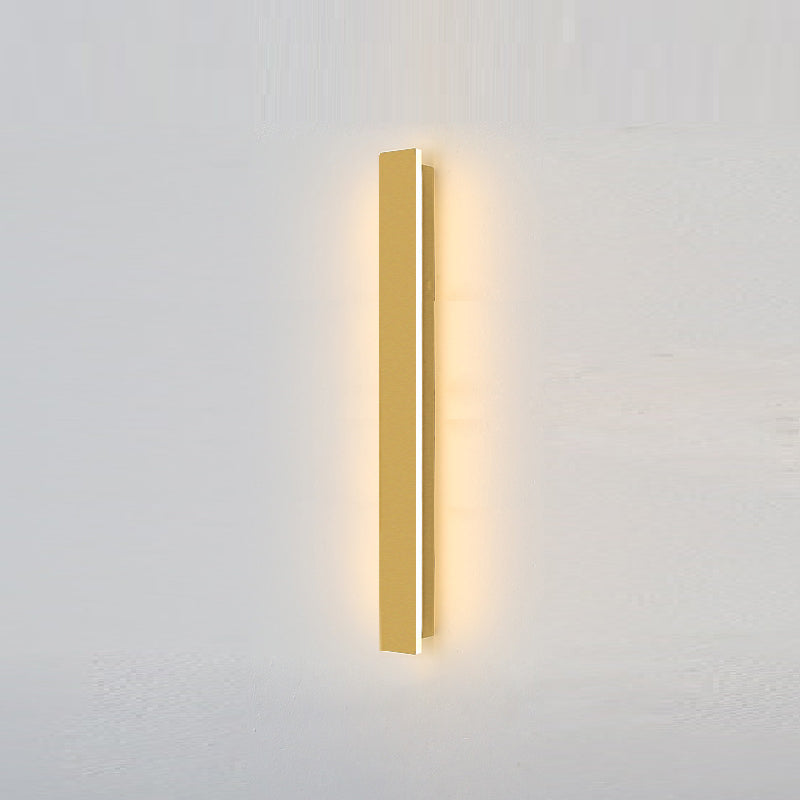 1 Light Linear Wall Sconce Contemporary Metal Wall Light Sconce