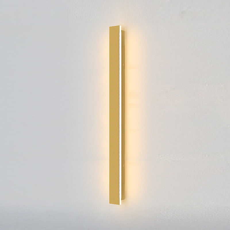 1 Light Linear Wall Sconce Contemporary Metal Wall Light Sconce
