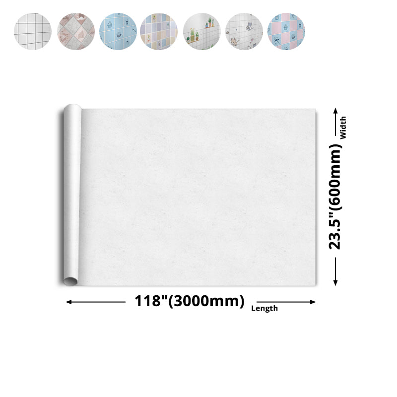 Modern Backsplash Wall Tile PVC Self Adhesive Wallpaper for Kitchen Backsplash
