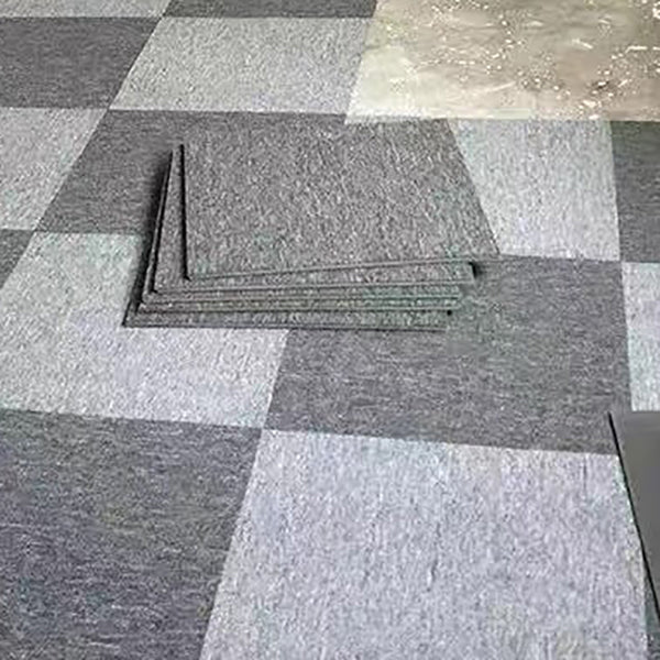Square Carpet Tiles Multi Level Loop Glue Down Non-Skid Carpet Tile for Foyer