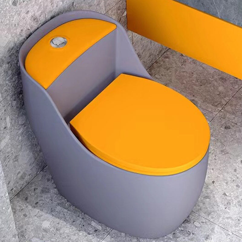 One Piece Toilet Modern Urine Toilet Floor Mounted Porcelain Toilet Bowl