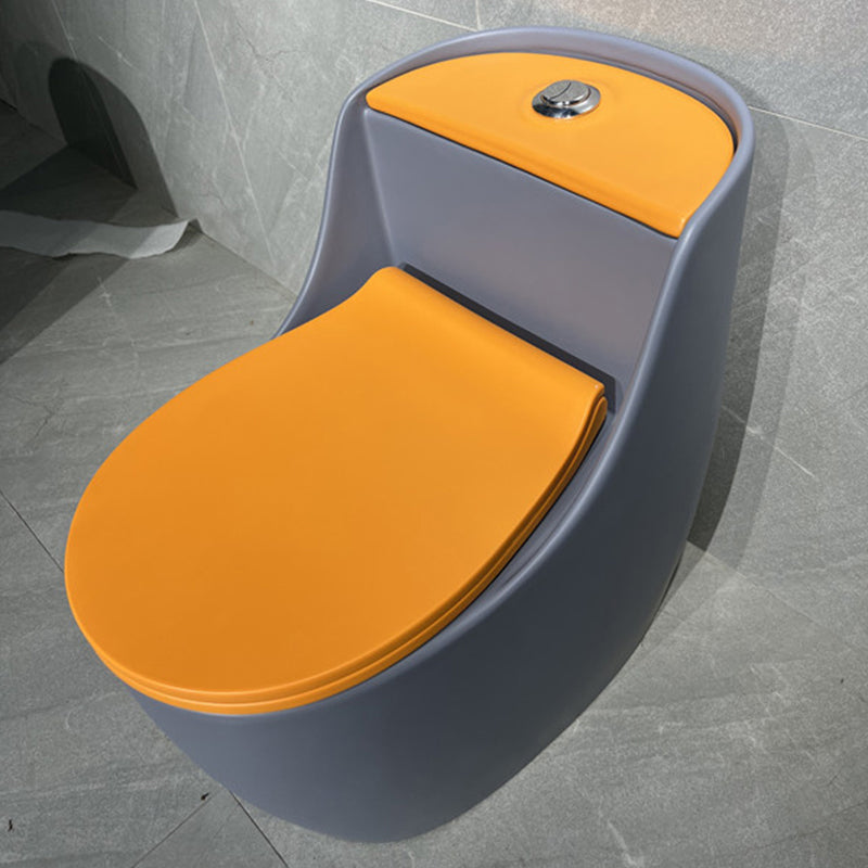 One Piece Toilet Modern Urine Toilet Floor Mounted Porcelain Toilet Bowl