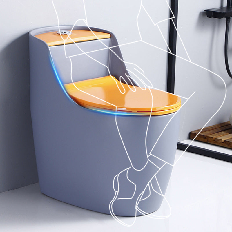 One Piece Toilet Modern Urine Toilet Floor Mounted Porcelain Toilet Bowl