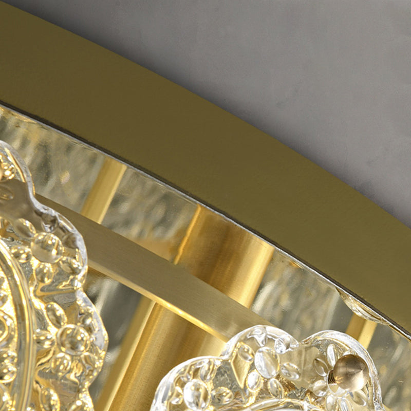 Contemporary Flush Mount Light Glass Shade Flush Mount Ceiling Light Fixture