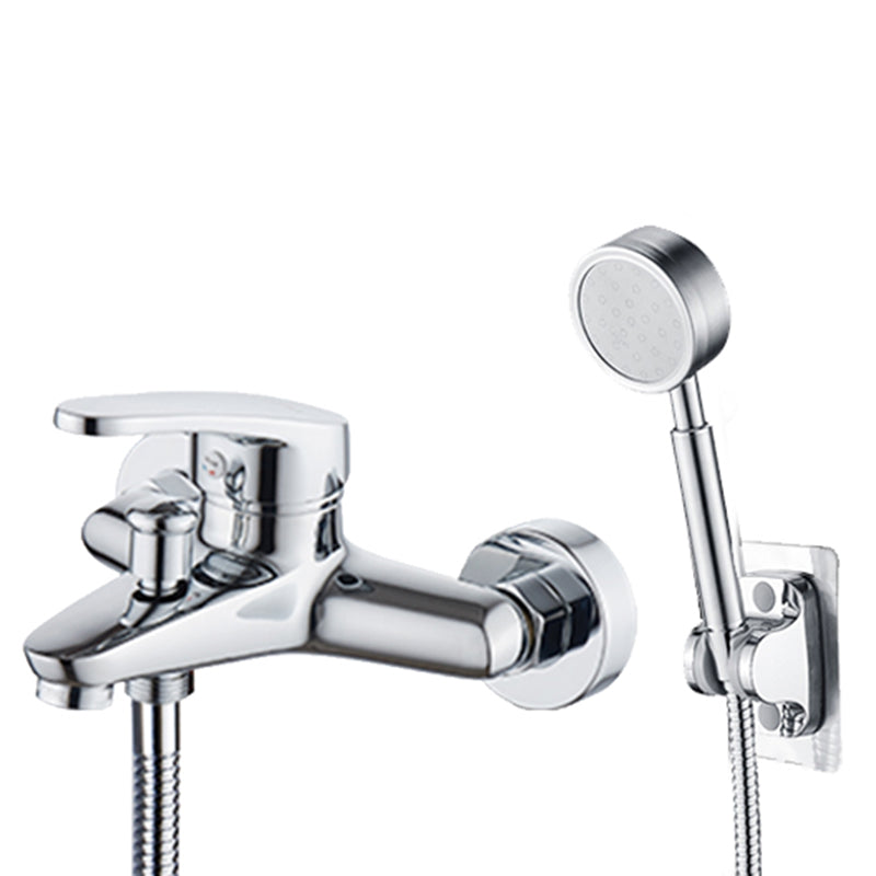 Popular Wall Mount Tub Faucet Fixed Lever Handle Bath Filler Trim
