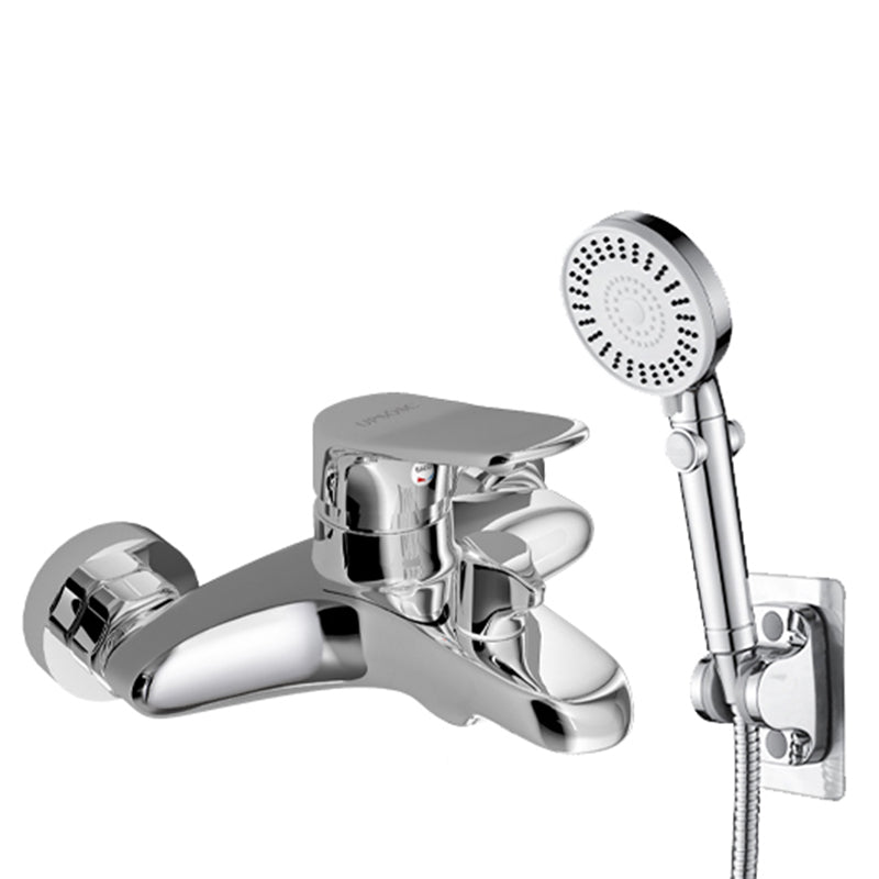 Popular Wall Mount Tub Faucet Fixed Lever Handle Bath Filler Trim