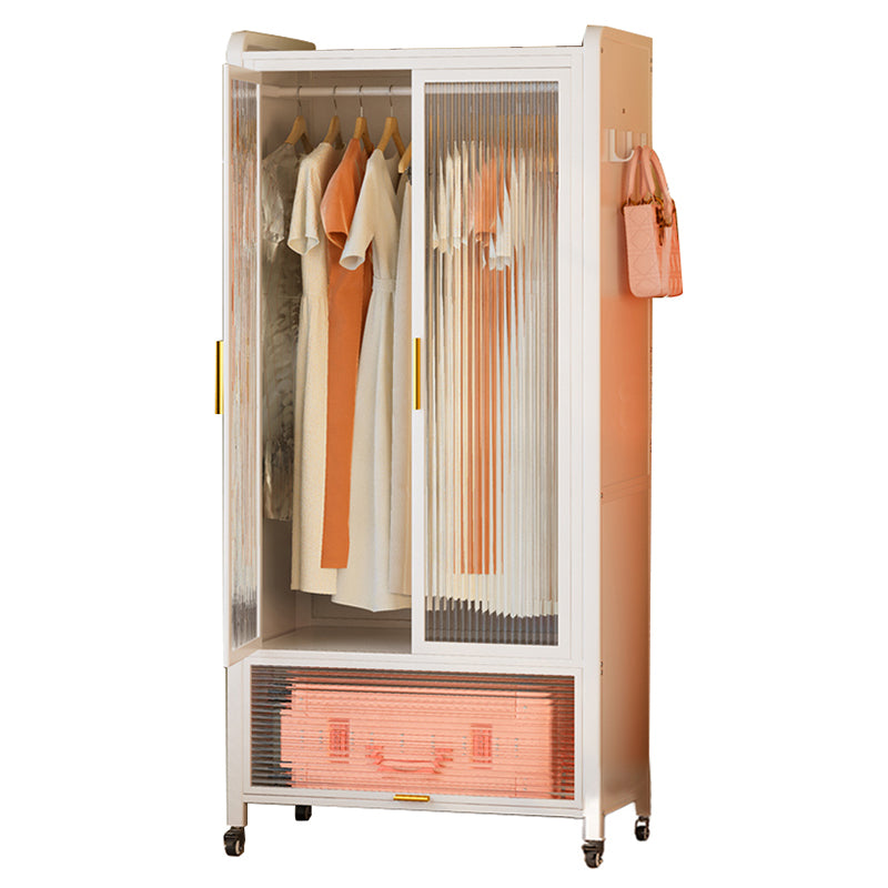 Contemporary Freestanding Wardrobe Home White Wardrobe Closet