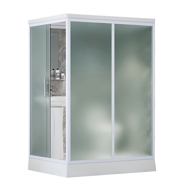 Frosted Tempered Glass Shower Enclosure Rectangle Shower Enclosure