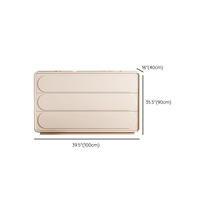 Modern Dresser Solid Wood Storage Chest Dresser with 3 Drawers