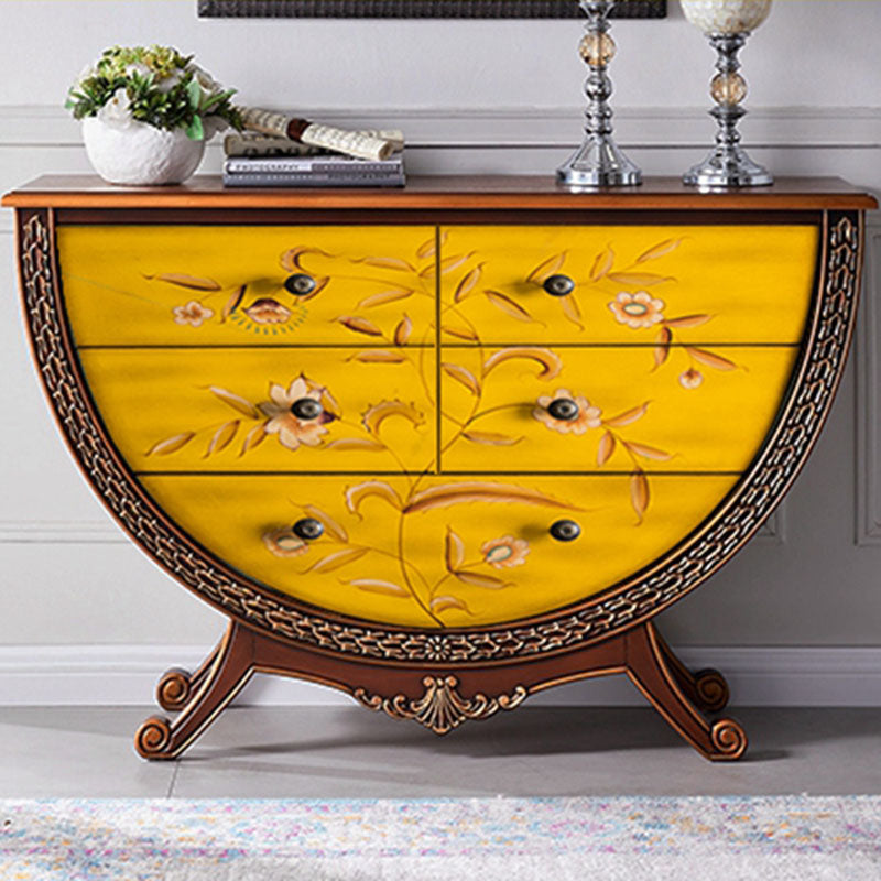 Traditional Storage Chest Solid Wood 15.6 Inch Width Dresser