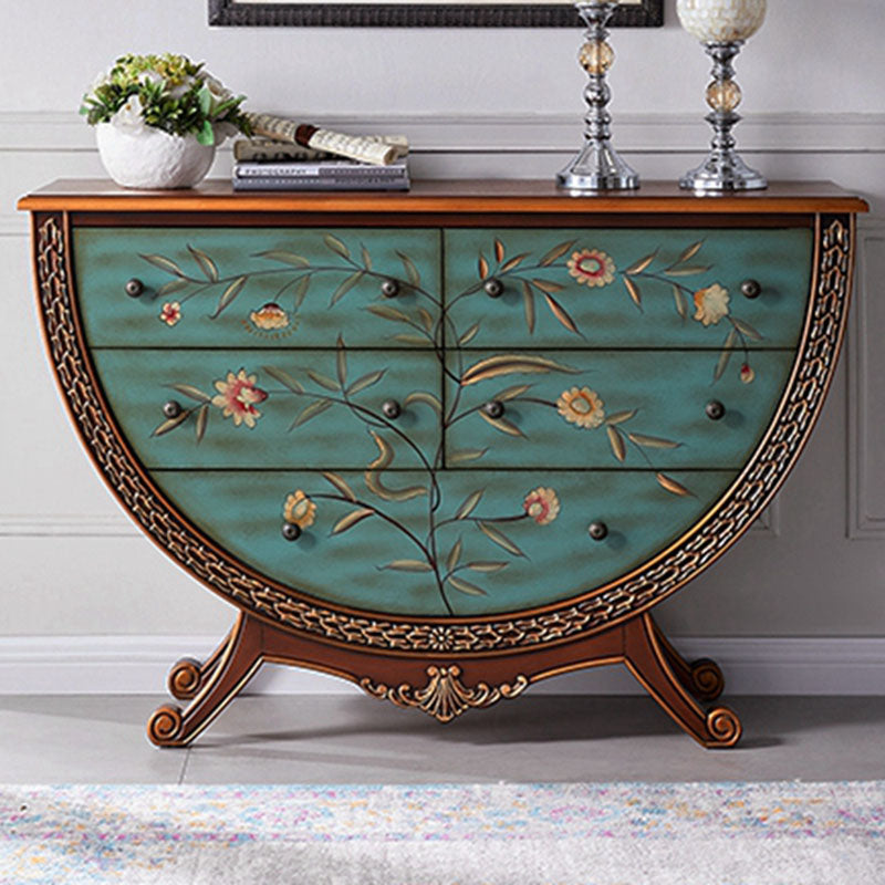 Traditional Storage Chest Solid Wood 15.6 Inch Width Dresser