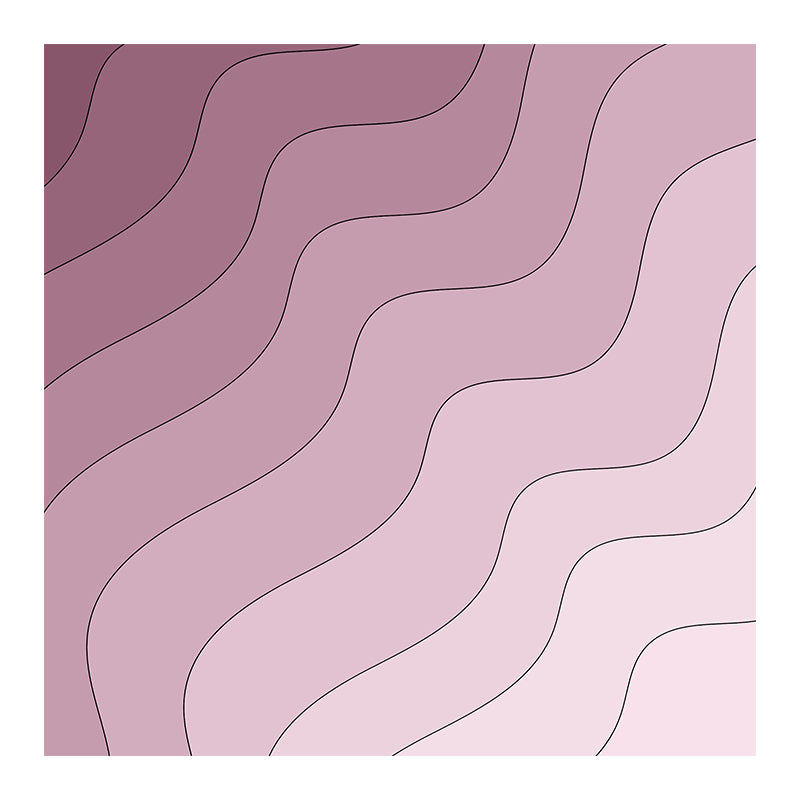Modern Illustration Mural Wallpaper Gradient Color Indoor Wall Mural