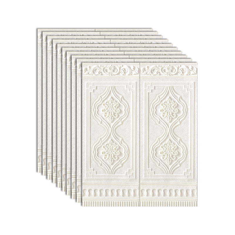 3D Backsplash Panels Contemporary Plastic Backsplash Panels with Waterproof