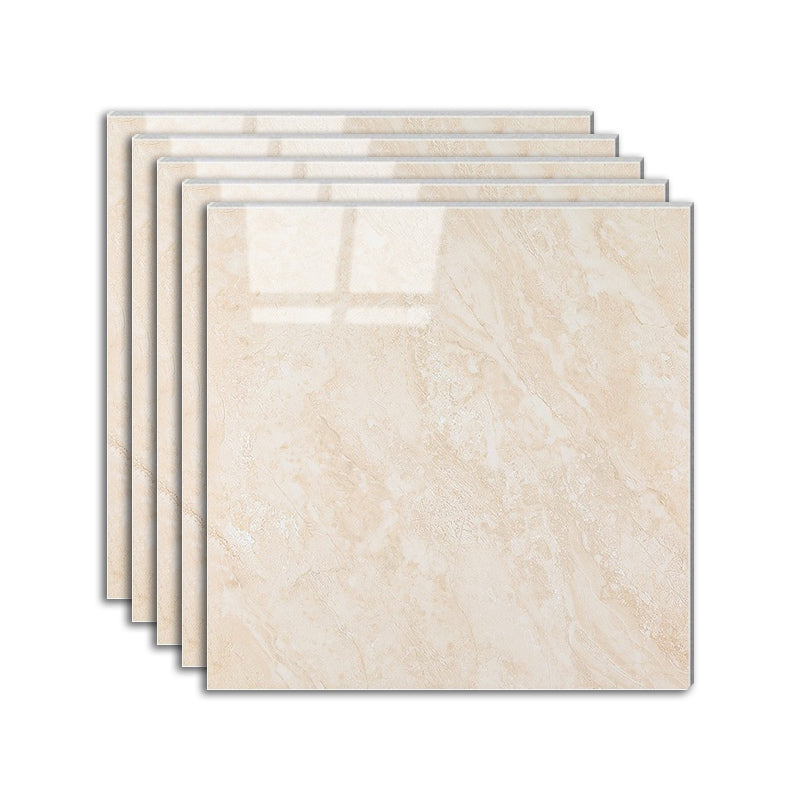 Modern Square Marbling Singular Tile Slip Resistant Polished Tile