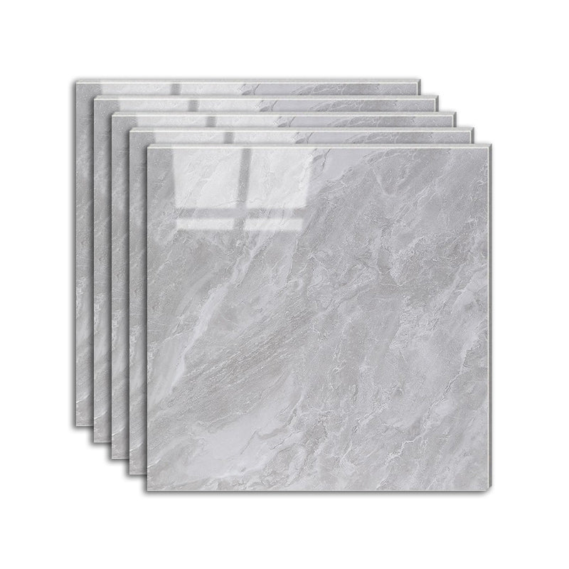 Modern Square Marbling Singular Tile Slip Resistant Polished Tile