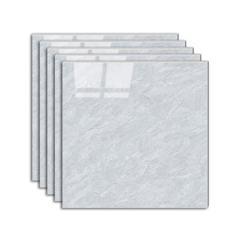 Modern Square Marbling Singular Tile Slip Resistant Polished Tile