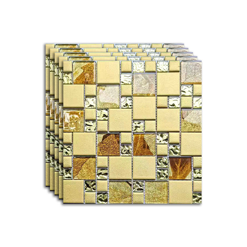Modern Mosaic Tile Glass Brick Look Wall Tile with Scratch Resistant
