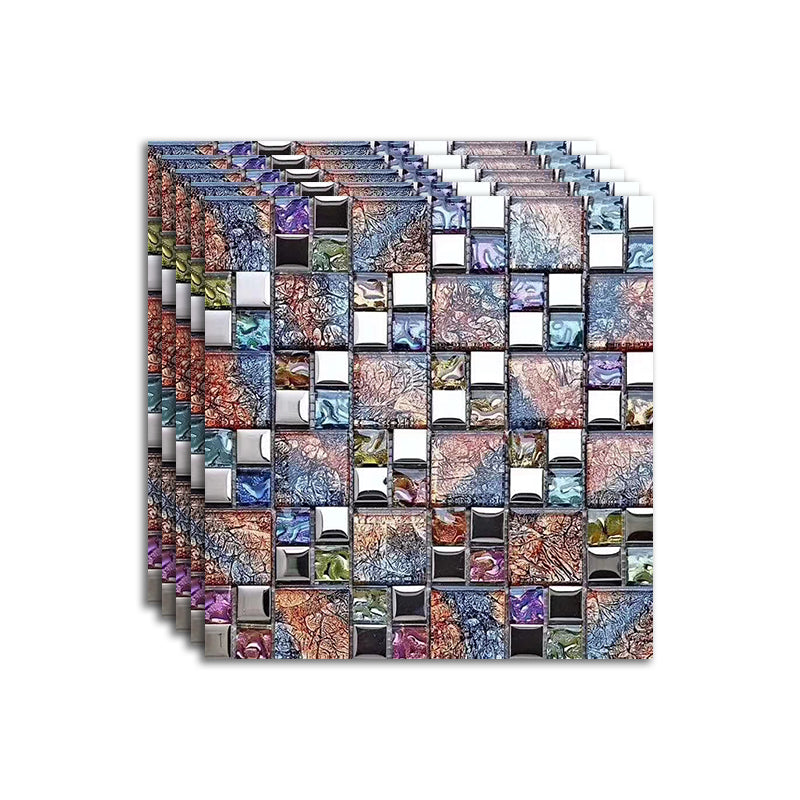 Modern Mosaic Tile Glass Brick Look Wall Tile with Scratch Resistant