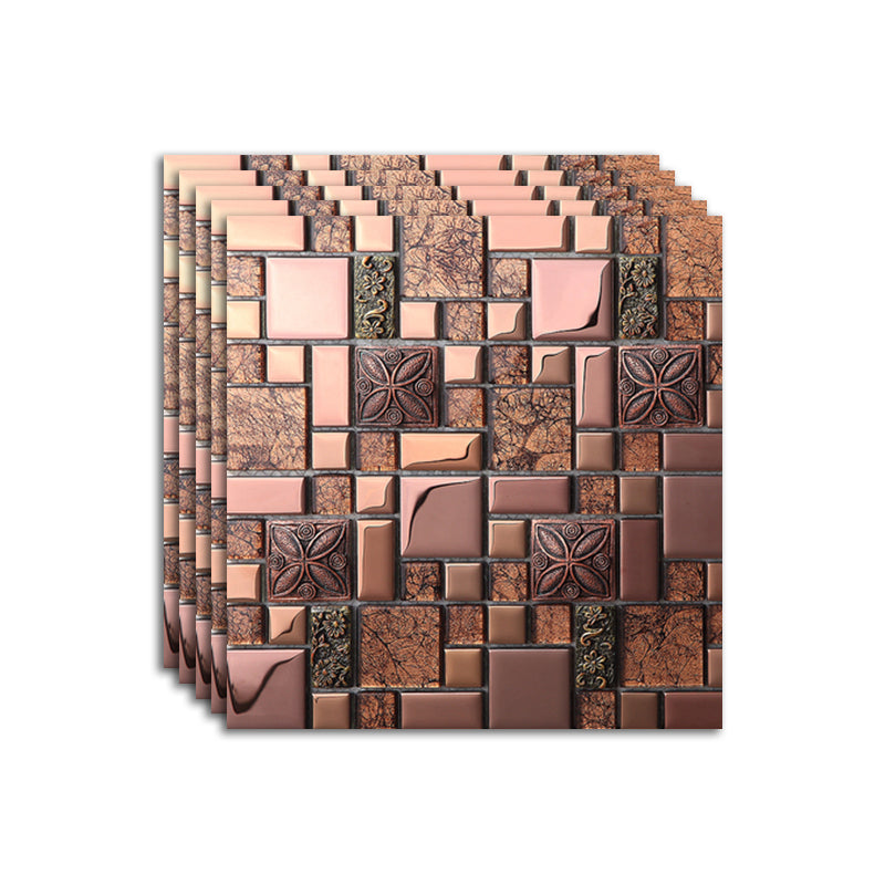 Modern Mosaic Tile Glass Brick Look Wall Tile with Scratch Resistant