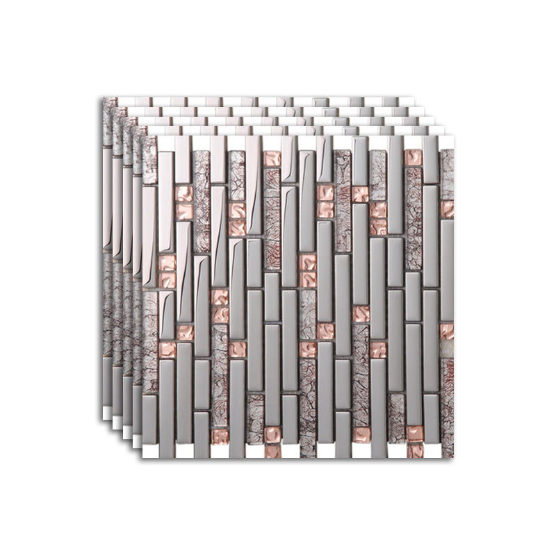 Modern Mosaic Tile Glass Brick Look Wall Tile with Scratch Resistant