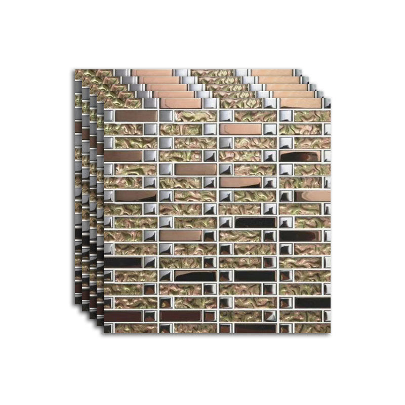 Modern Mosaic Tile Glass Brick Look Wall Tile with Scratch Resistant