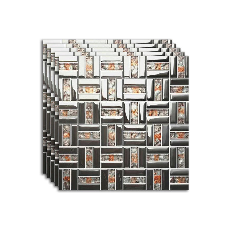 Modern Mosaic Tile Glass Brick Look Wall Tile with Scratch Resistant