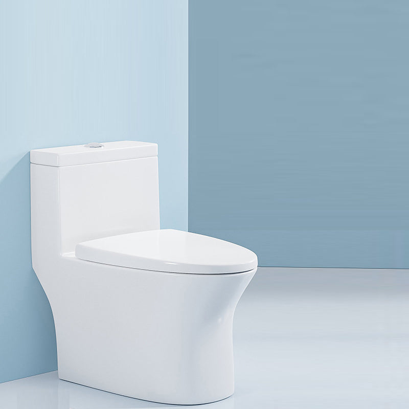 Traditional Floor Mounted Toilet All In One Porcelain Flush Toilet