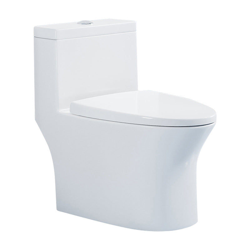 Traditional Floor Mounted Toilet All In One Porcelain Flush Toilet