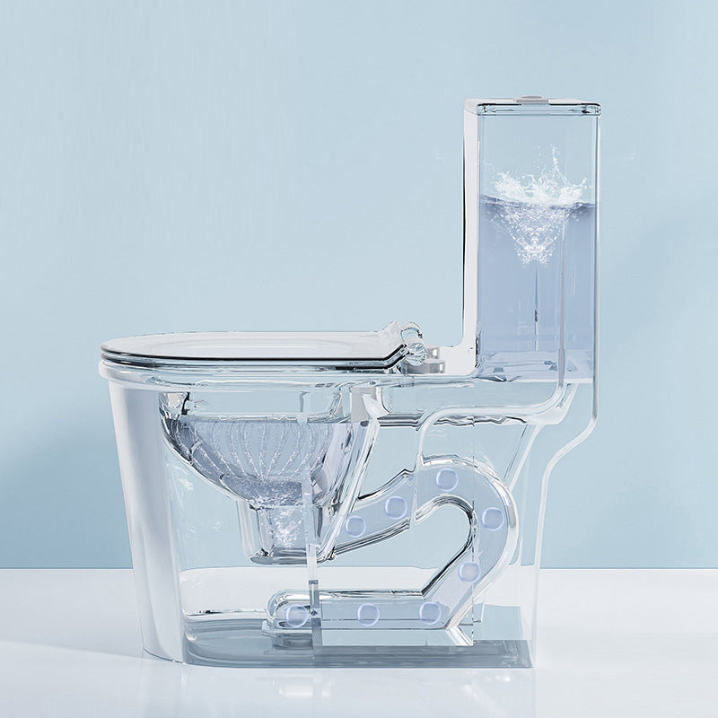 Traditional Floor Mounted Toilet All In One Porcelain Flush Toilet