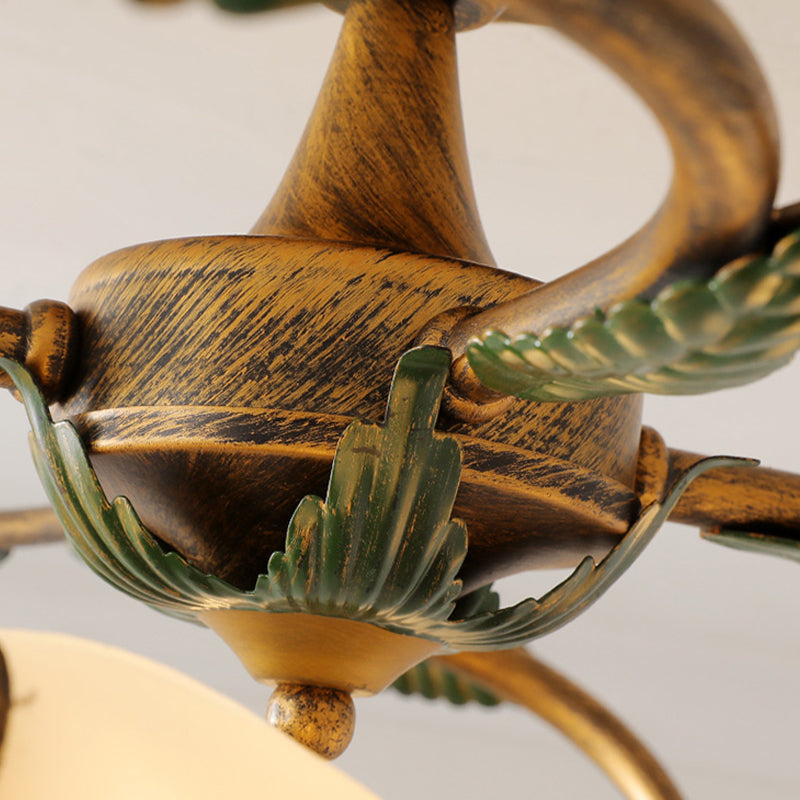 Modern Simple Iron Ceiling Lamp Flower Shape Ceiling Light for Living Room