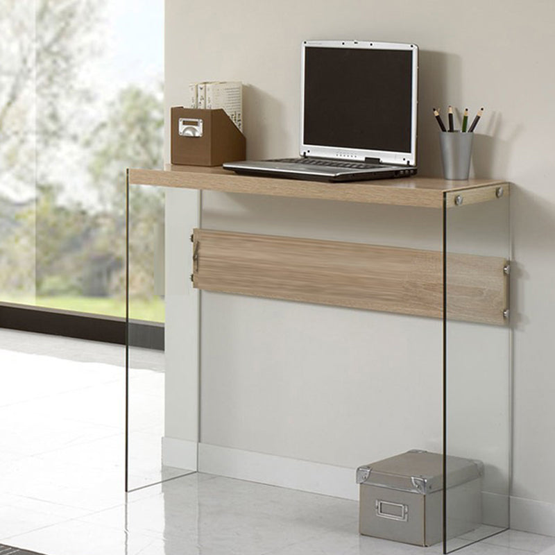 Rectangle Shape Contemporary Console Table Stone Console Sofa Table in Natural