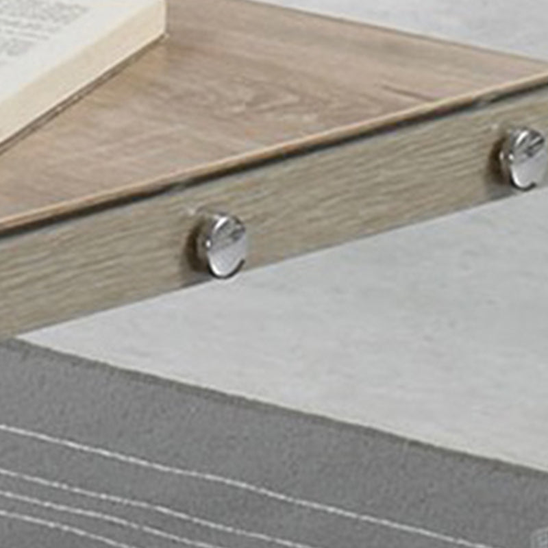 Rectangle Shape Contemporary Console Table Stone Console Sofa Table in Natural