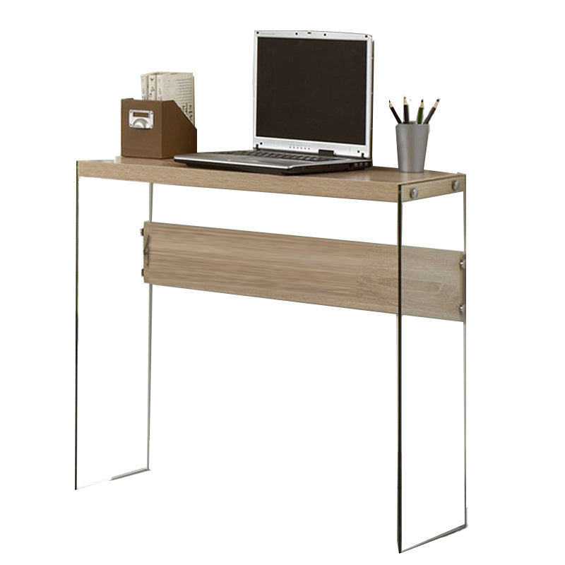 Rectangle Shape Contemporary Console Table Stone Console Sofa Table in Natural