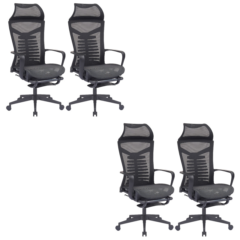 Modern Swivel Chair Adjustable Seat Height Chair with Breathable Back
