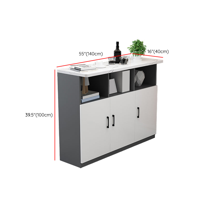 Rectangle Bar Table Wood Dining Table for Kitchen Living Room